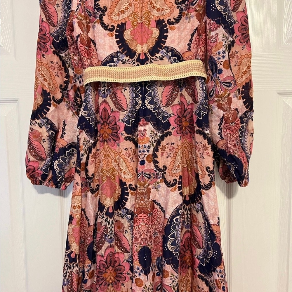 Zimmermann Laurel Billow Embroidered Midi